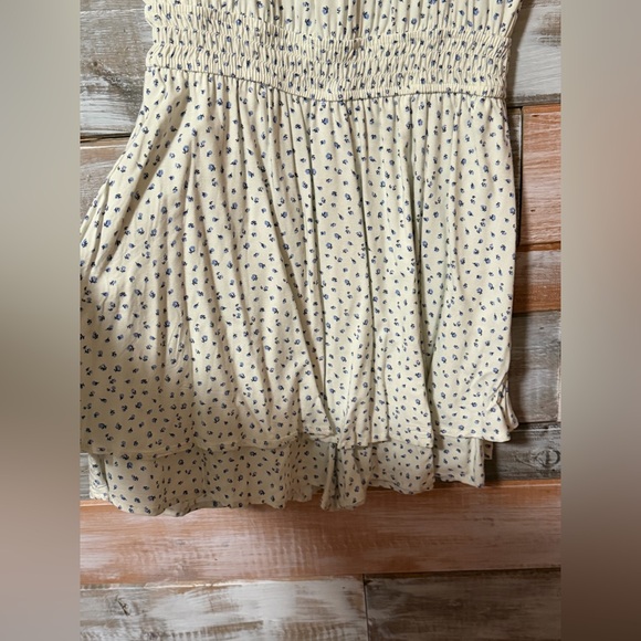 Floral Print Smocked Dress with skort - Picture 2 of 6